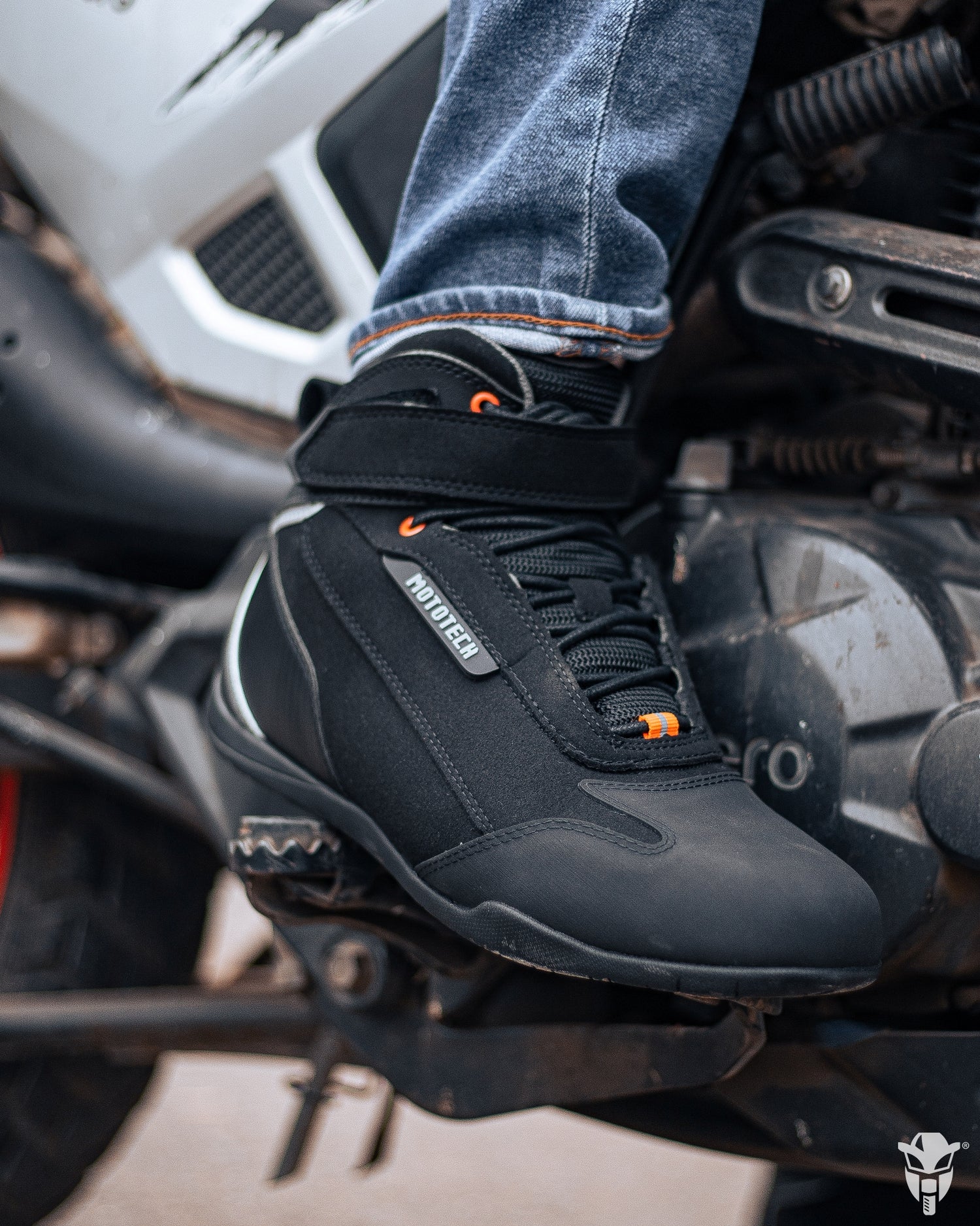 Protective Motorcycle Riding Gloves and Boots