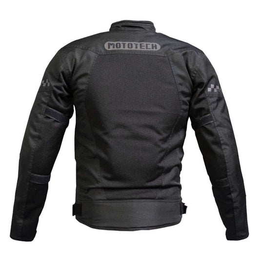 Breezer Mesh Motorcycle Riding Jacket - Black (Without Armours)