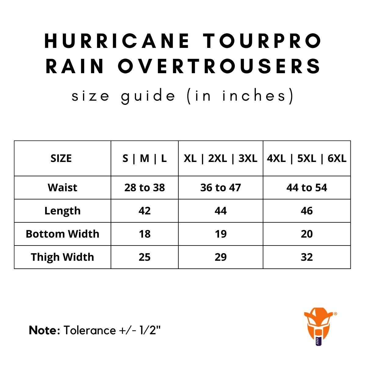 Hurricane TourPro Rain Overtrousers - Waterproof Pants with Cargo Pockets - Dark Grey