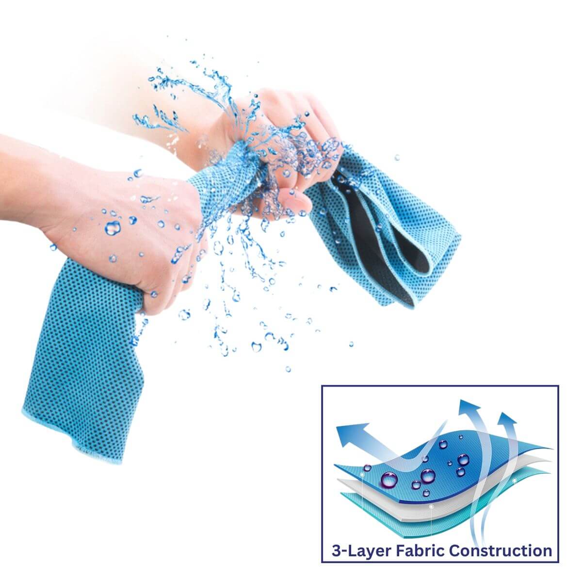 Breezer Cooling Towel - Blue