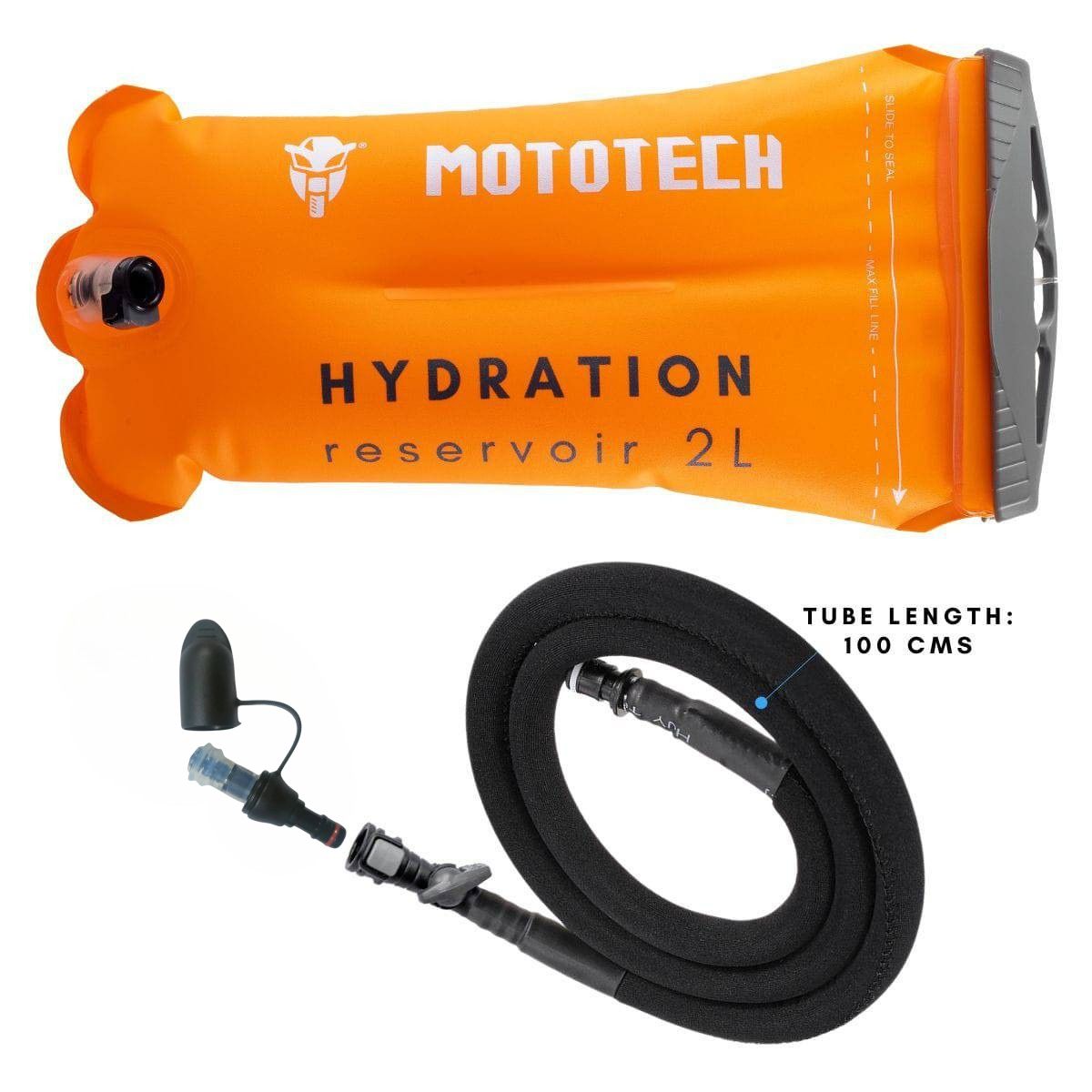 Hydration Reservoir Water Bladder - 2L + Stealth Pro Hydration Backpack - 15L COMBO