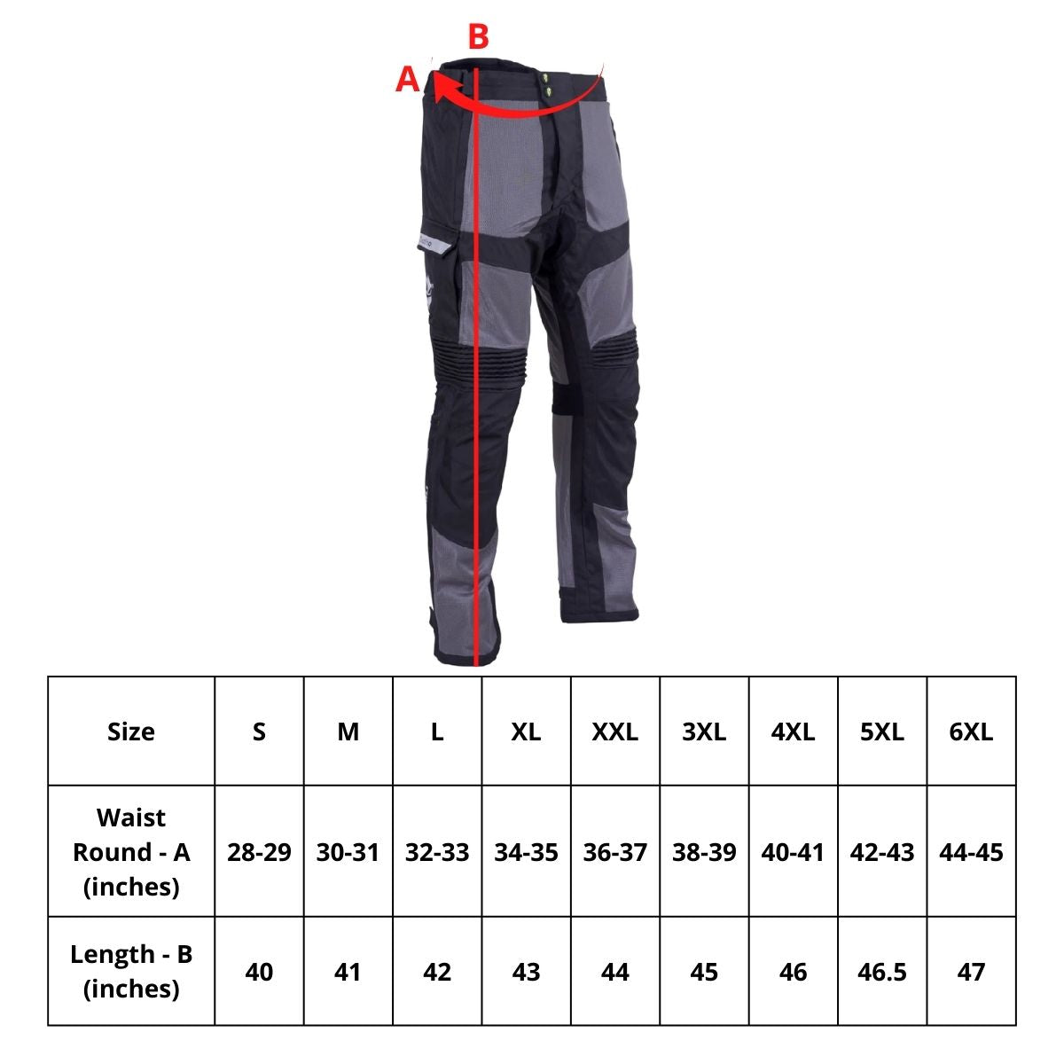 Aero TourPro Mesh Riding Pant - Level 2 (without Rain Overtrouser)