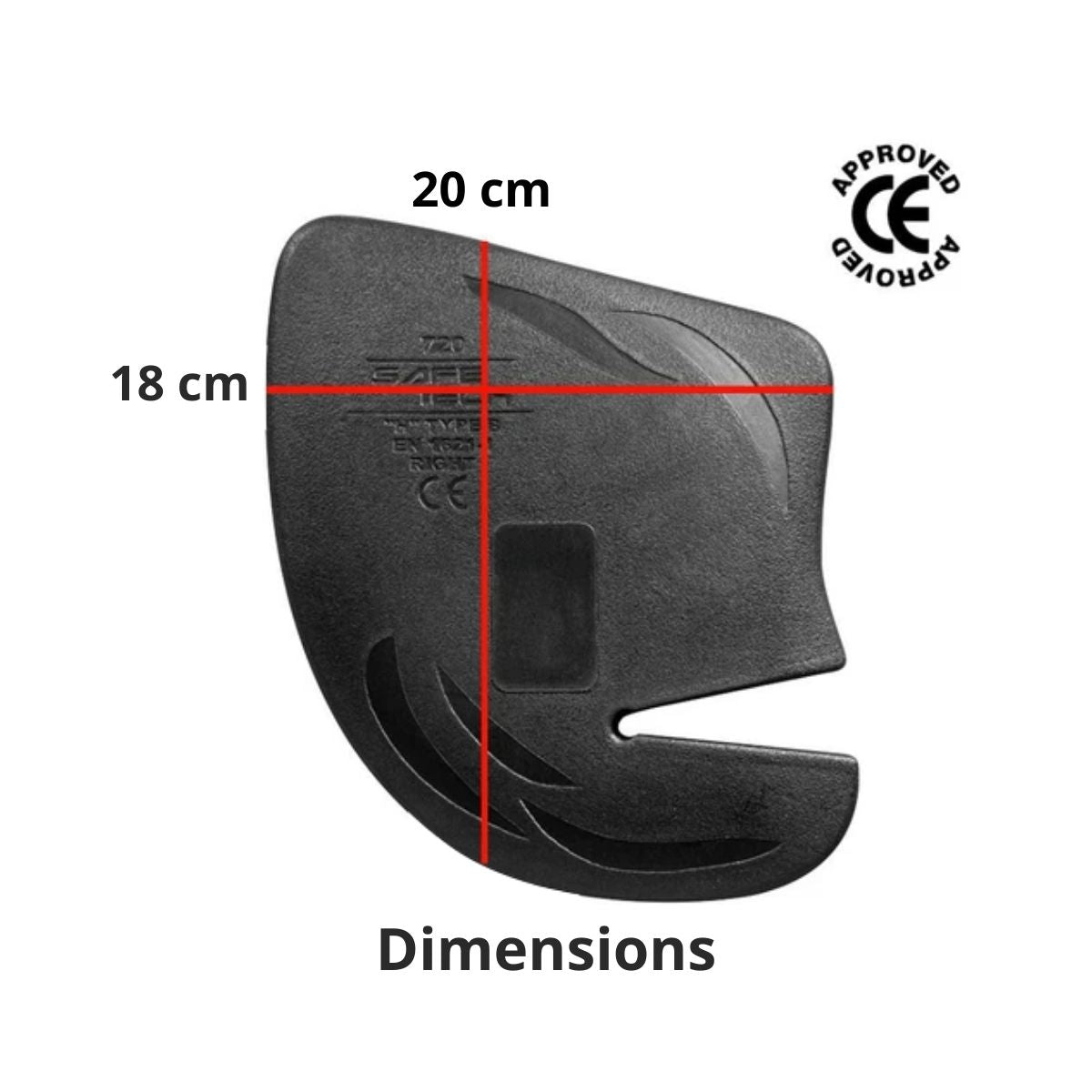 MotoTech Safetech Armour Insert - Level 2 - Hip - One Pair 2