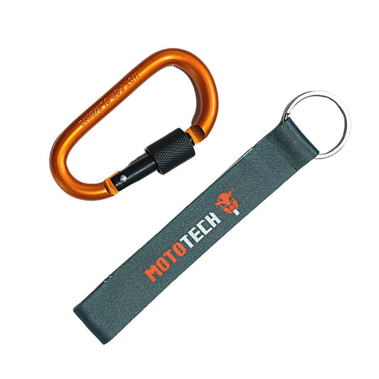 MotoTech Accessory Carabiner with Key Ring | OutdoorTravelGear.com