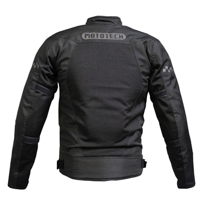 Breezer Mesh Motorcycle Riding Jacket - Black (Without Armours)