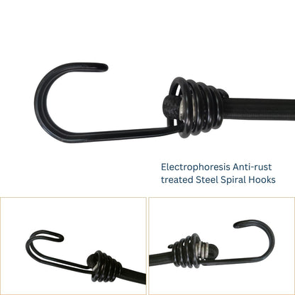 QuadPod | 4-Sided Bungee Tie Down System - 32" / 80cms - Black