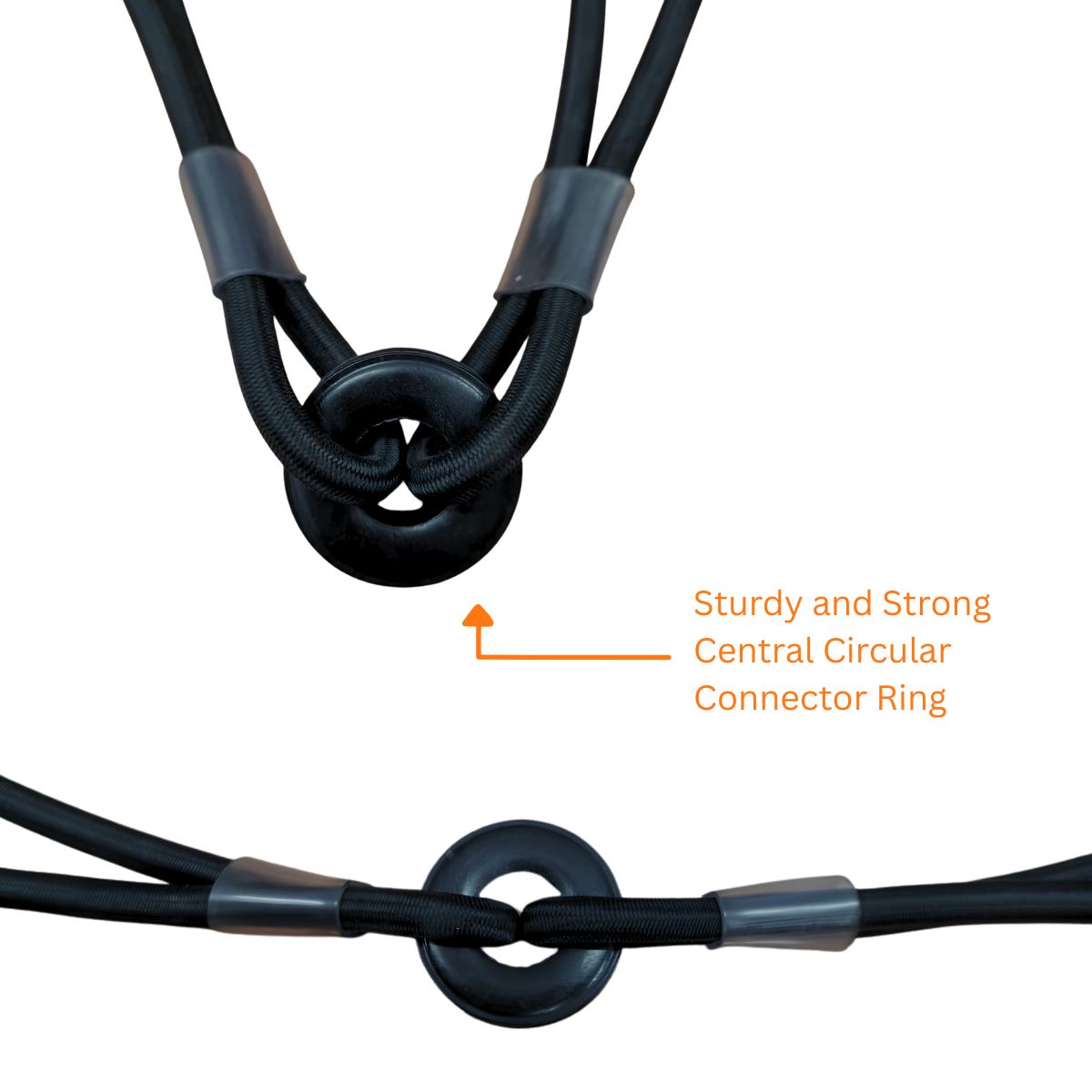 QuadPod | 4-Sided Bungee Tie Down System - 32" | 80cms - 8mm