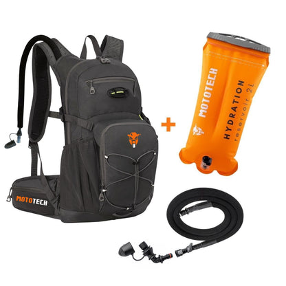 Hydration Reservoir Water Bladder - 2L + Stealth Pro Hydration Backpack - 15L COMBO