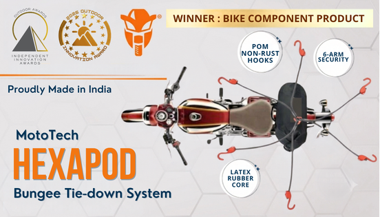 Load video: MOTOTECH Hexapod Bungee Tie-down System