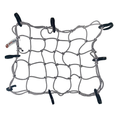 Reflective Flexi Hook Bungee Net - 15"x12" - Black 3