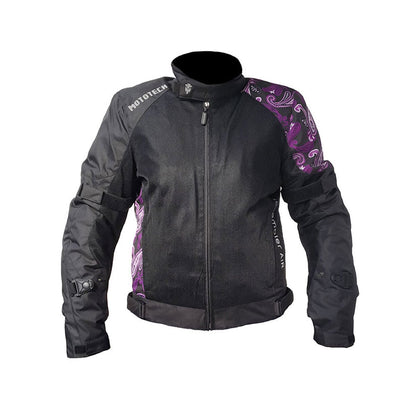 Scrambler Air Women's Motorcycle Jacket Level 2 - Purple 1