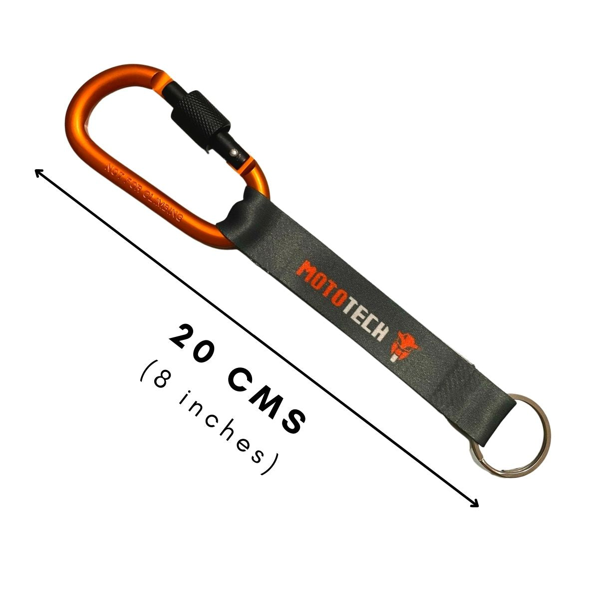 MotoTech Accessory Carabiner with Key Ring | OutdoorTravelGear.com